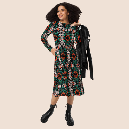 Women's Kaleidoscope Pattern Dress